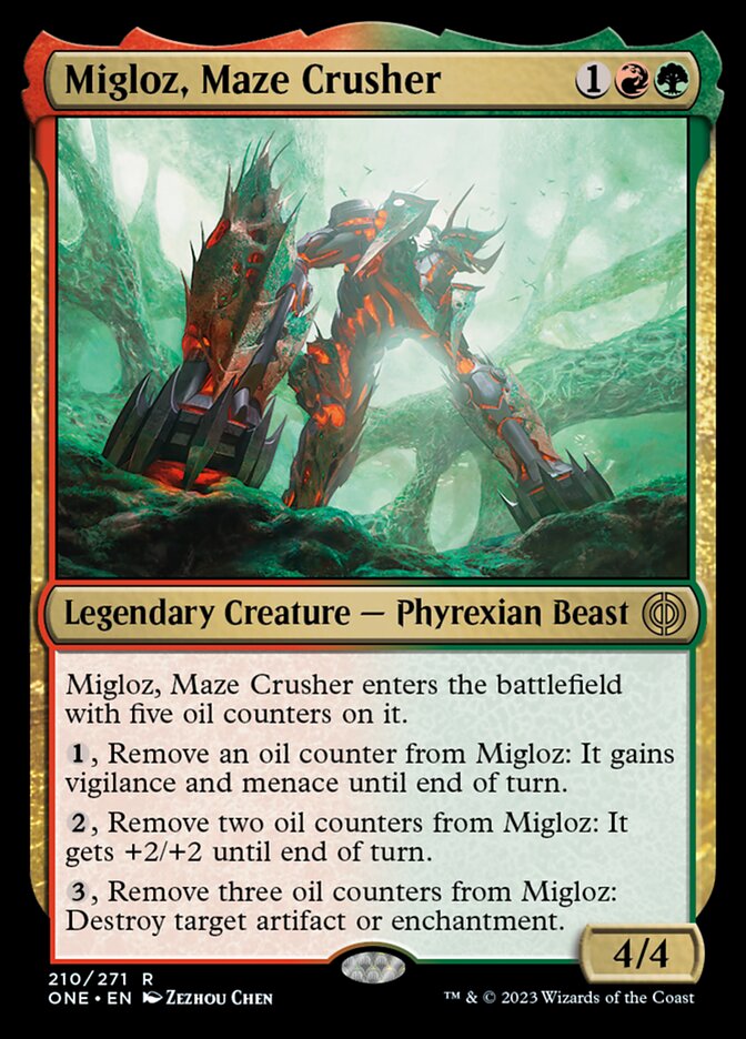 Migloz, Maze Crusher [Phyrexia: All Will Be One] | Mindsight Gaming