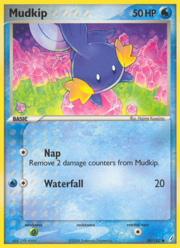 Mudkip (58/100) [EX: Crystal Guardians] | Mindsight Gaming