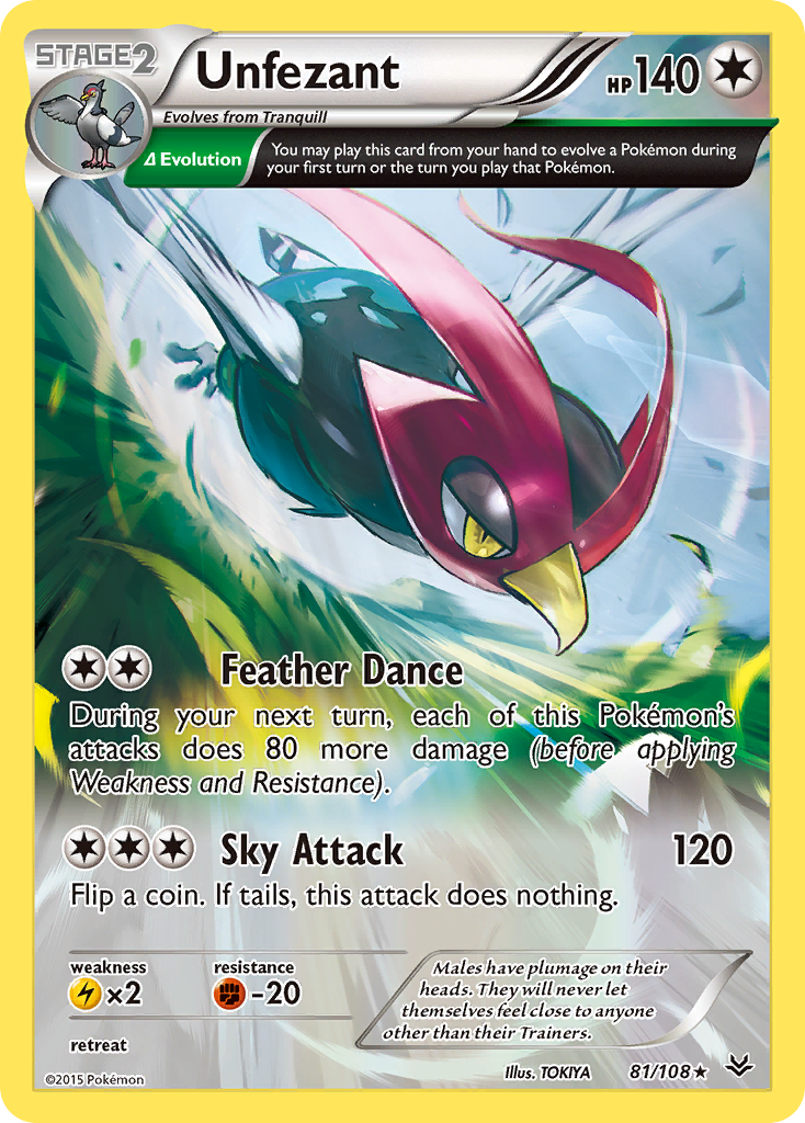 Unfezant (81/108) [XY: Roaring Skies] | Mindsight Gaming