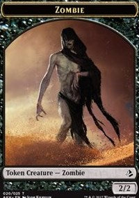 Zombie // Trueheart Duelist Token [Amonkhet Tokens] | Mindsight Gaming