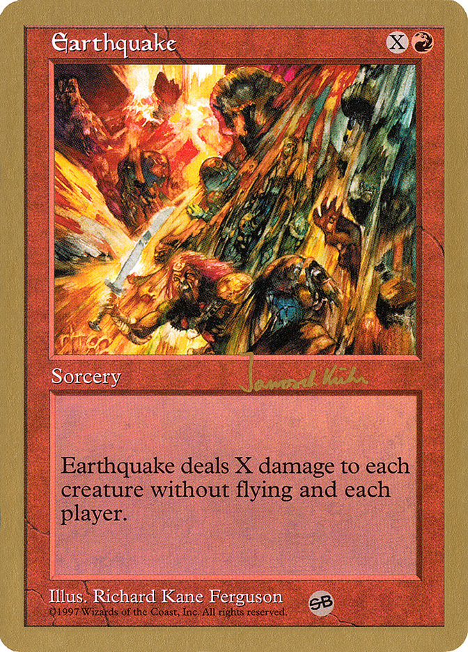 Earthquake (Janosch Kuhn) (SB) [World Championship Decks 1997] | Mindsight Gaming