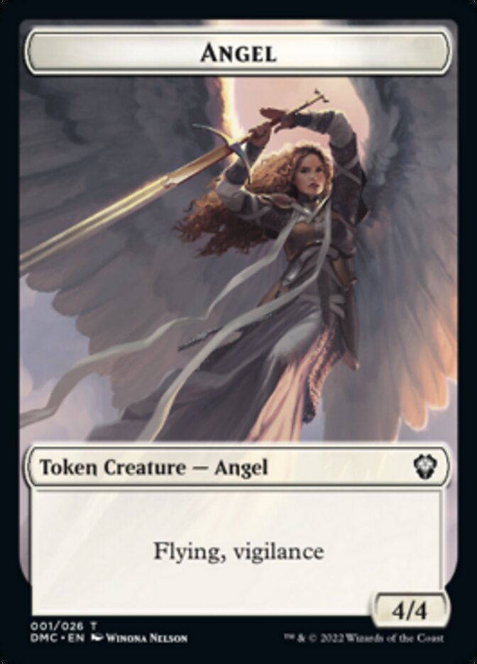 Bird (002) // Angel Double-sided Token [Dominaria United Tokens] | Mindsight Gaming