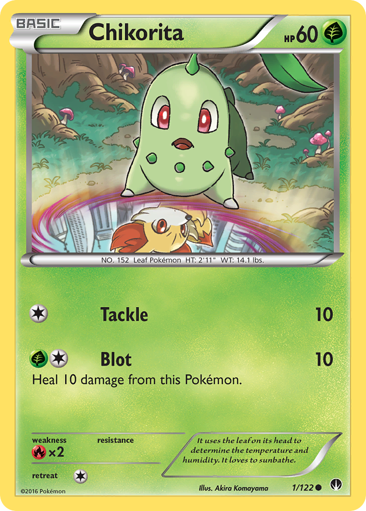 Chikorita (1/122) [XY: BREAKpoint] | Mindsight Gaming