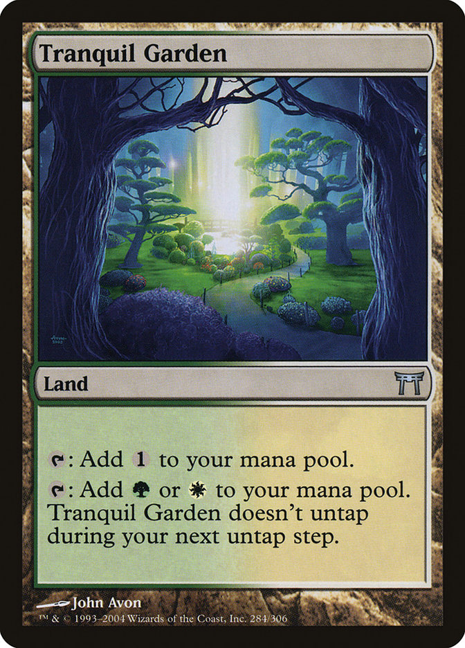 Tranquil Garden [Champions of Kamigawa] | Mindsight Gaming