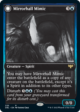 Mirrorhall Mimic // Ghastly Mimicry [Innistrad: Double Feature] | Mindsight Gaming