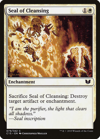 Seal of Cleansing [Commander 2015] | Mindsight Gaming