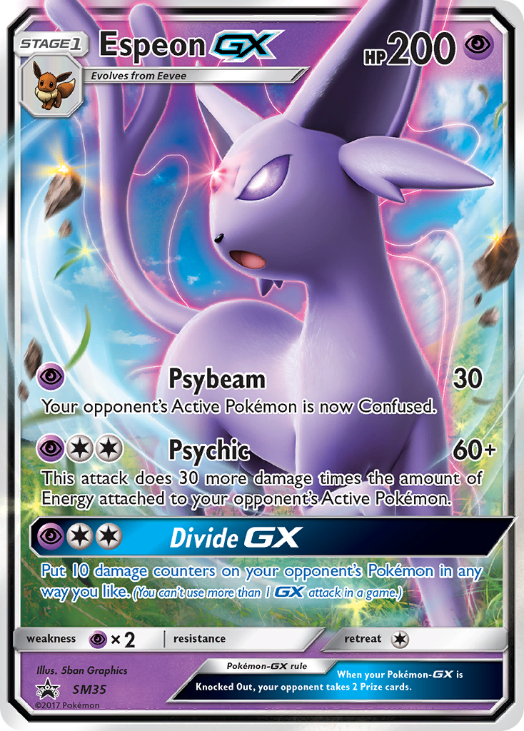 Espeon GX (SM35) [Sun & Moon: Black Star Promos] | Mindsight Gaming