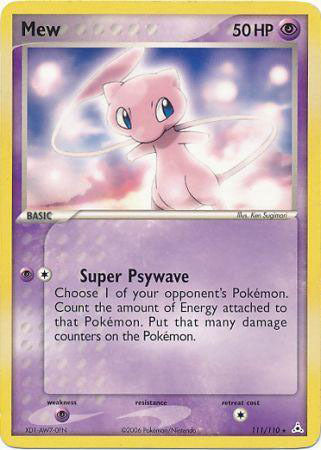 Mew (111/110) (Non Holo DVD Promo) [EX: Holon Phantoms] | Mindsight Gaming