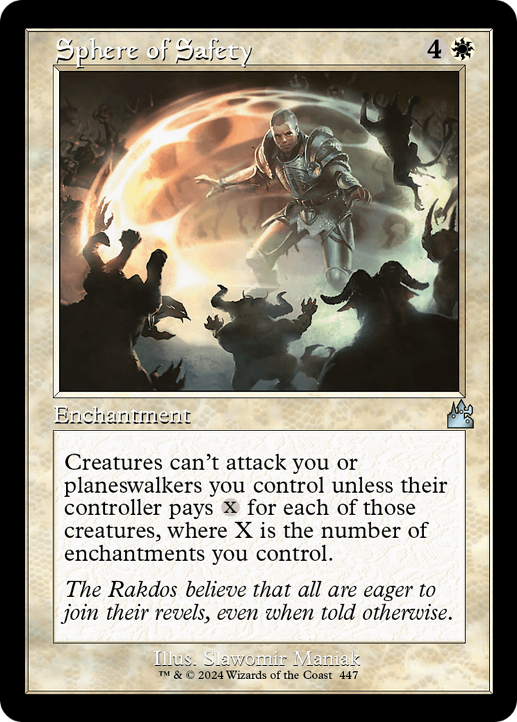 Sphere of Safety (Retro Frame) [Ravnica Remastered] | Mindsight Gaming