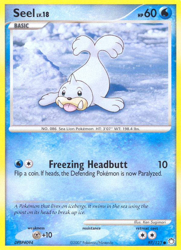 Seel (97/123) [Diamond & Pearl: Mysterious Treasures] | Mindsight Gaming