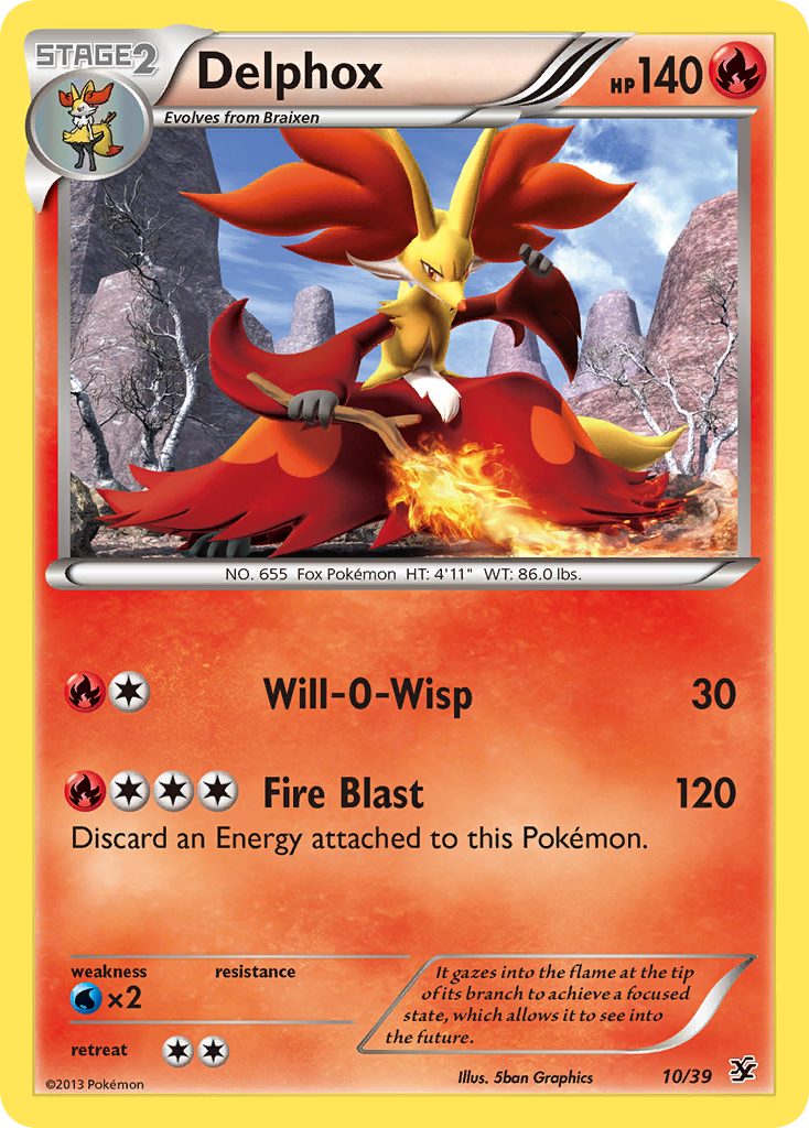 Delphox (10/39) [XY: Kalos Starter Set] | Mindsight Gaming