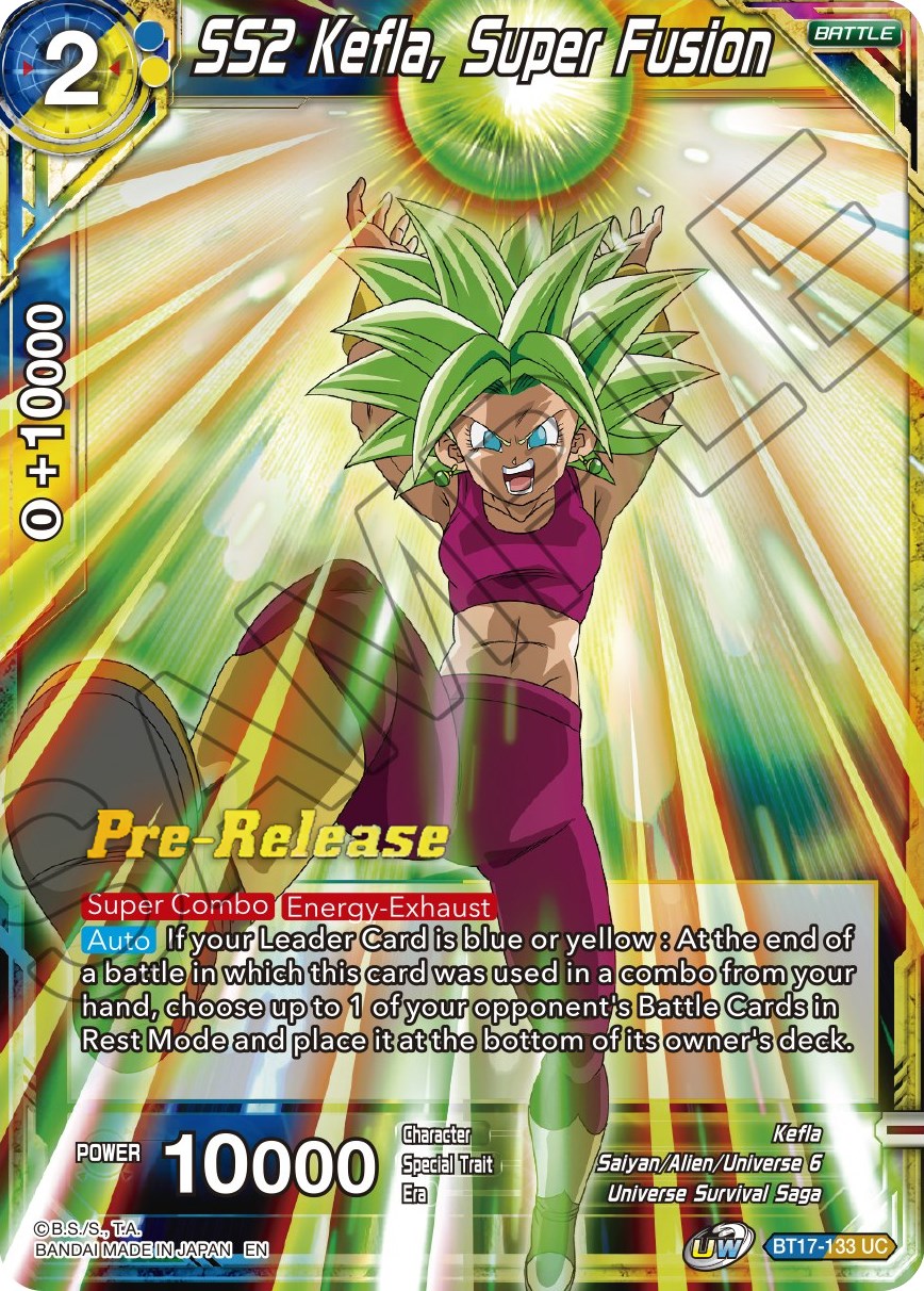 SS2 Kefla, Super Fusion (BT17-133) [Ultimate Squad Prerelease Promos] | Mindsight Gaming