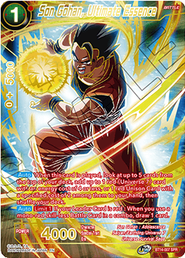 Son Gohan, Ultimate Essence (SPR) (BT14-007) [Cross Spirits] | Mindsight Gaming