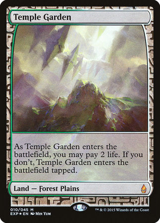 Temple Garden [Zendikar Expeditions] | Mindsight Gaming