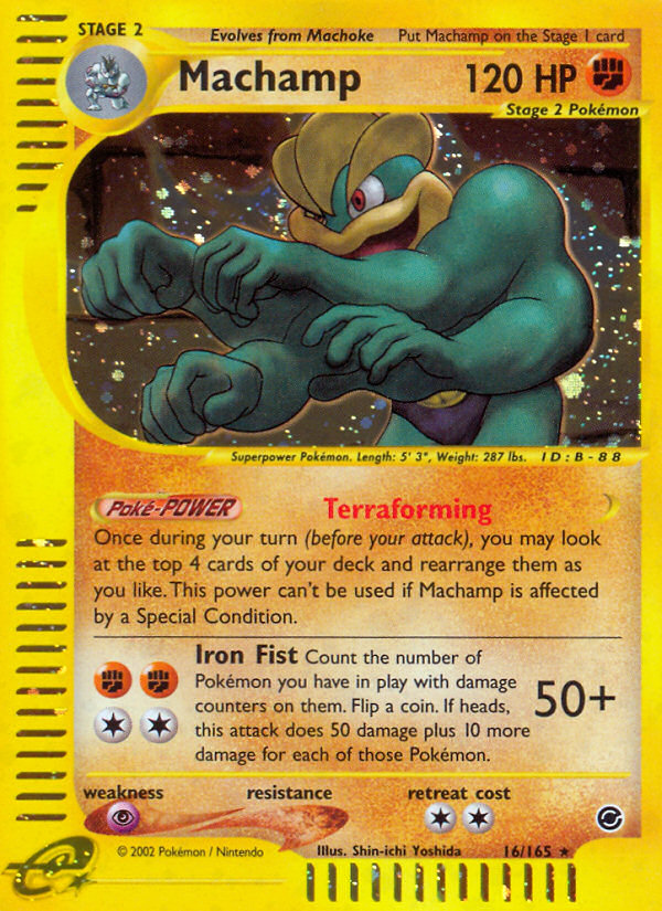 Machamp (16/165) [Expedition: Base Set] | Mindsight Gaming