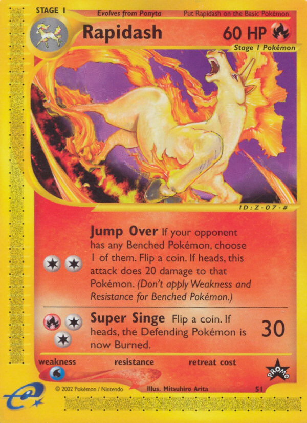 Rapidash (51) [Wizards of the Coast: Black Star Promos] | Mindsight Gaming