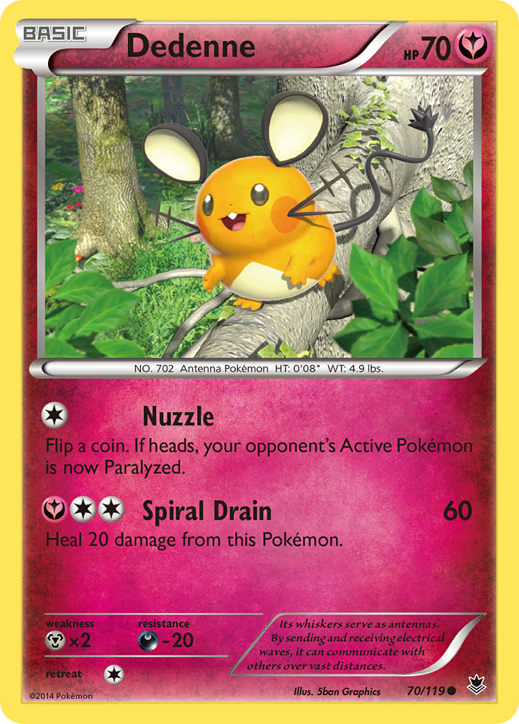 Dedenne (70/119) [XY: Phantom Forces] | Mindsight Gaming