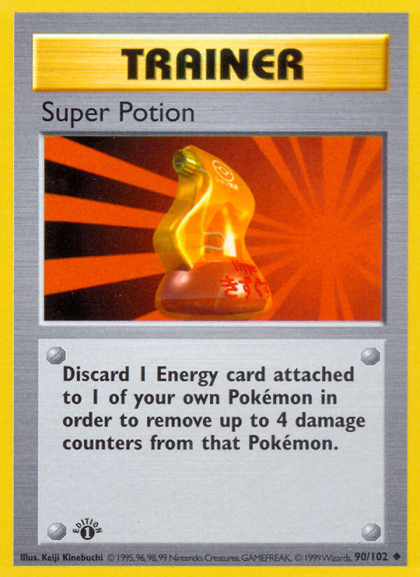 Super Potion (90/102) (Shadowless) [Base Set 1st Edition] | Mindsight Gaming