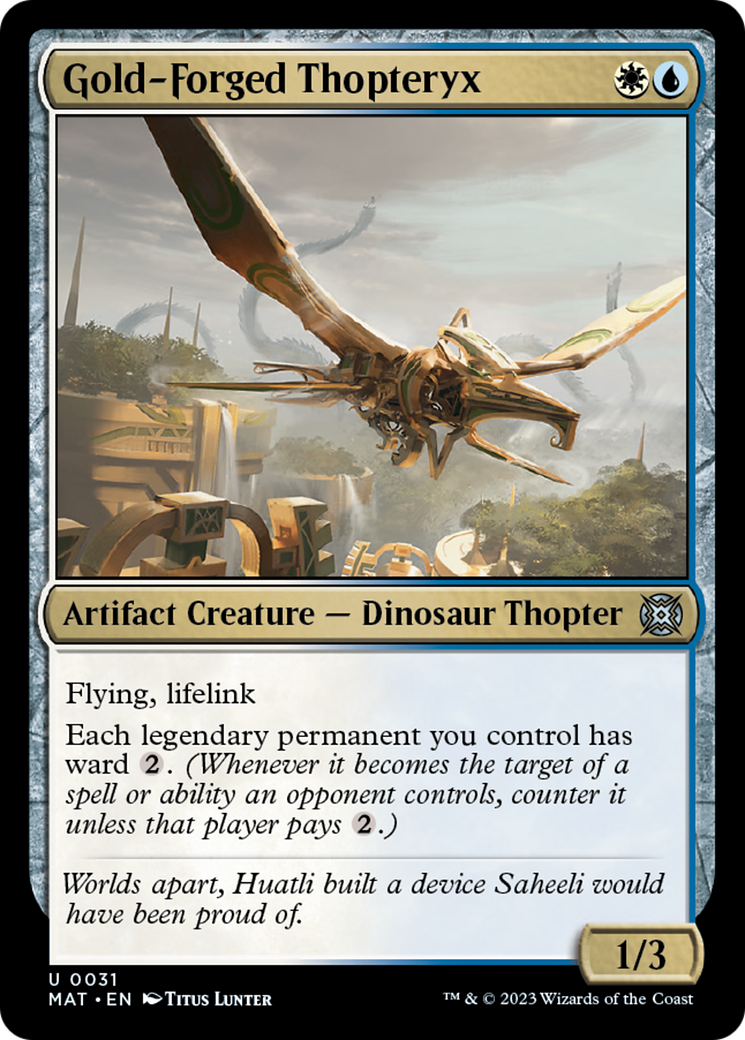 Gold-Forged Thopteryx [March of the Machine: The Aftermath] | Mindsight Gaming