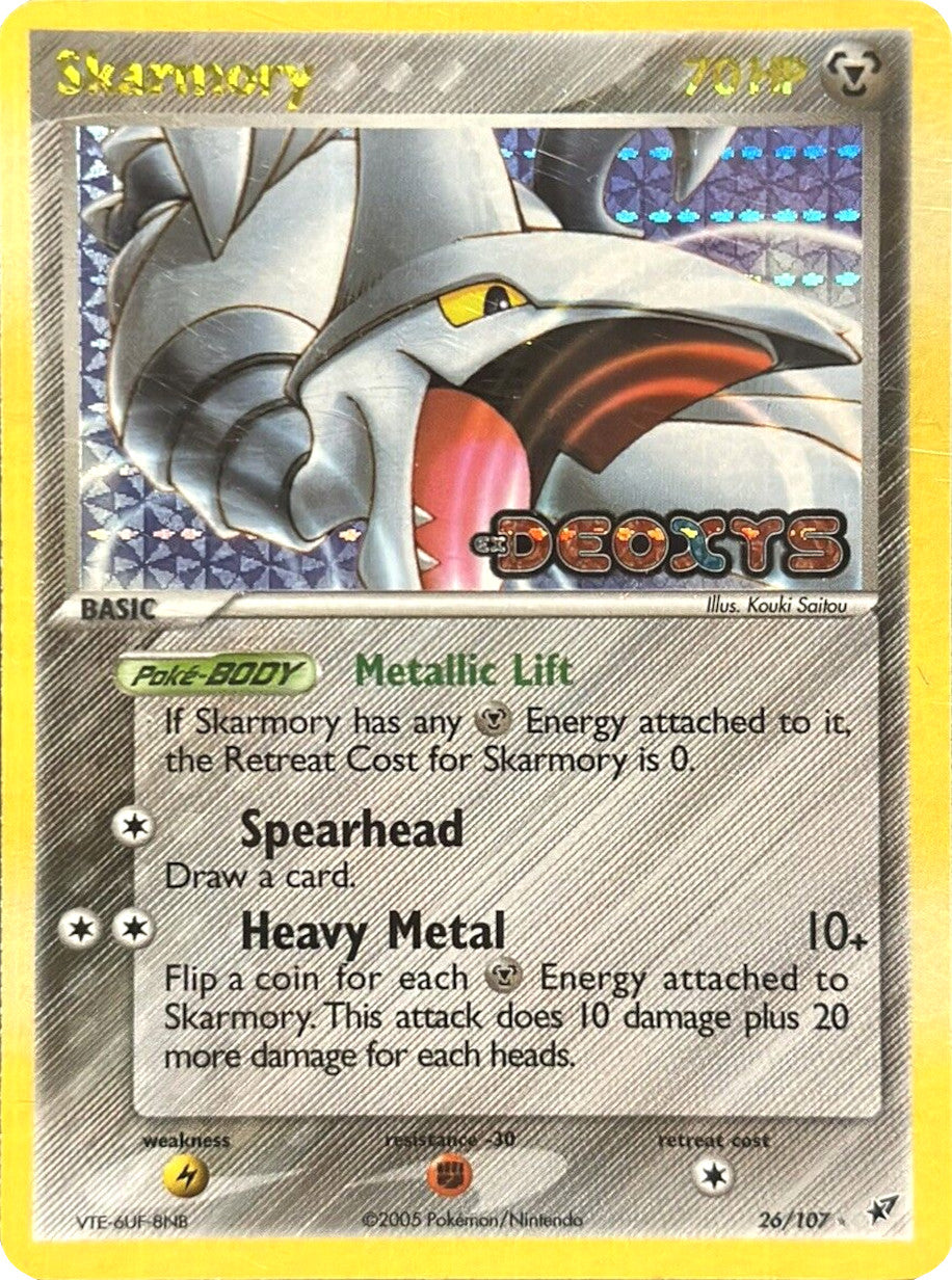 Skarmory (26/107) (Stamped) [EX: Deoxys] | Mindsight Gaming