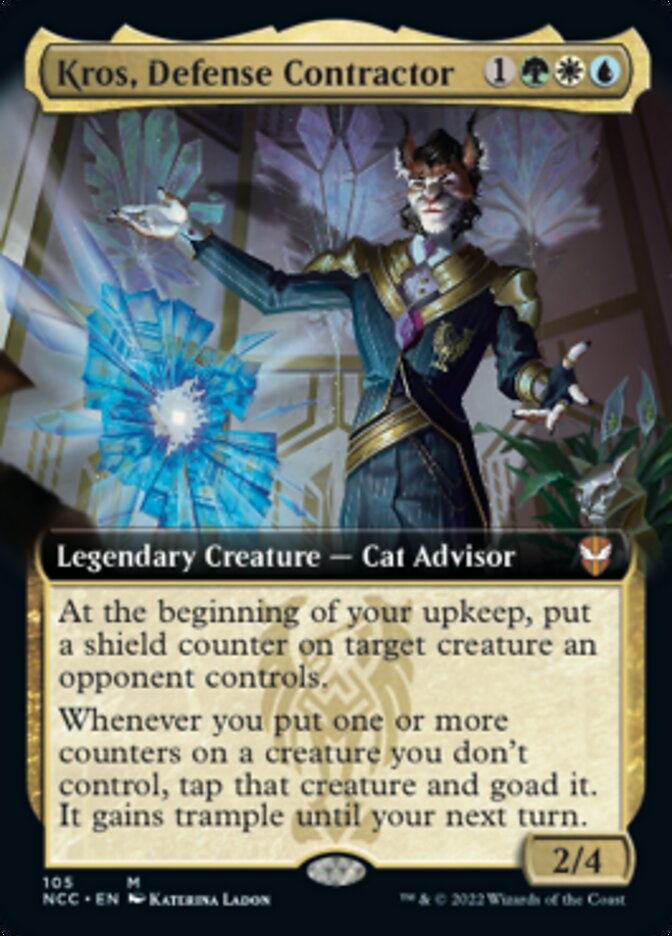 Kros, Defense Contractor (Extended Art) [Streets of New Capenna Commander] | Mindsight Gaming