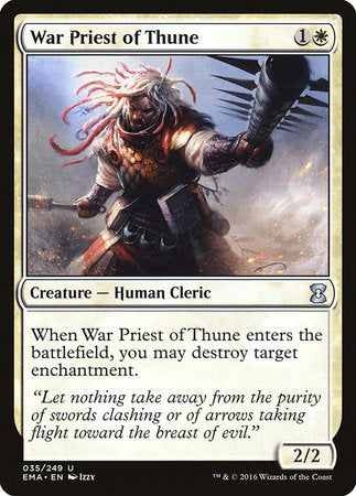 War Priest of Thune [Eternal Masters] | Mindsight Gaming