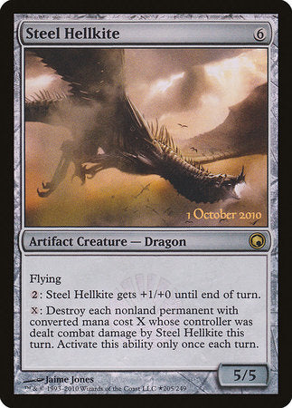 Steel Hellkite [Scars of Mirrodin Promos] | Mindsight Gaming