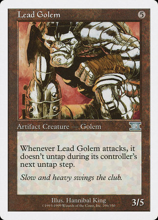 Lead Golem [Classic Sixth Edition] | Mindsight Gaming