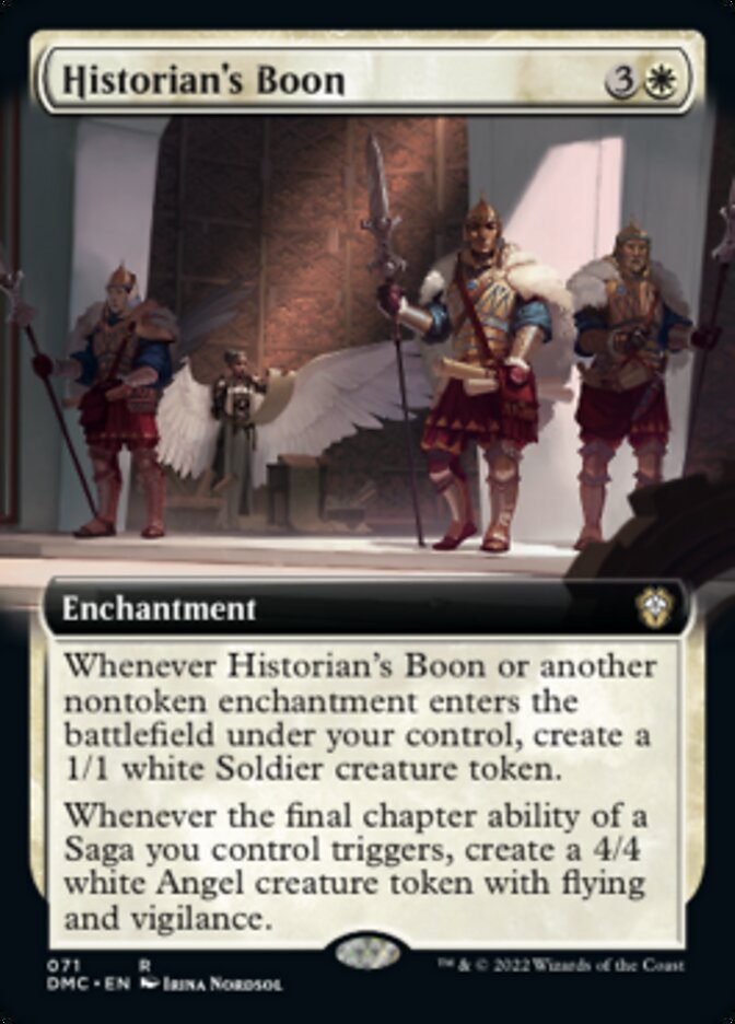 Historian's Boon (Extended Art) [Dominaria United Commander] | Mindsight Gaming