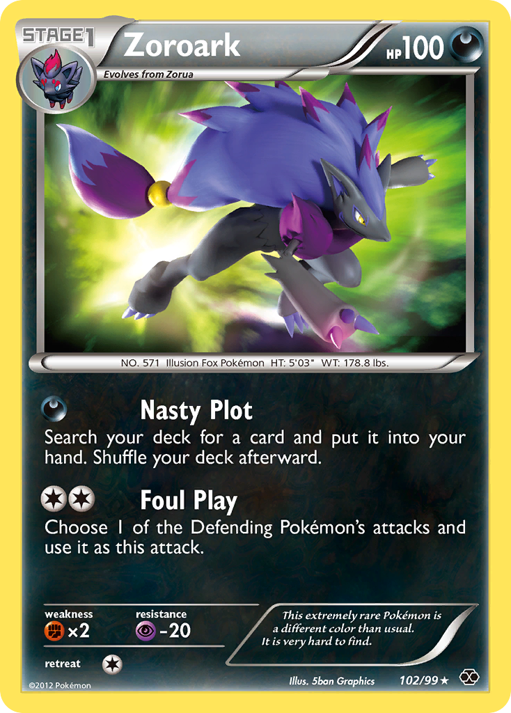 Zoroark (102/99) [Black & White: Next Destinies] | Mindsight Gaming