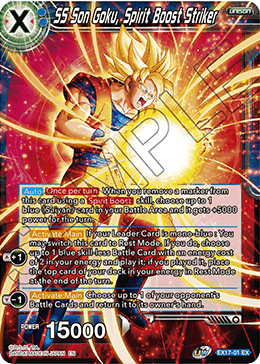 SS Son Goku, Spirit Boost Striker (EX17-01) [Saiyan Booster] | Mindsight Gaming