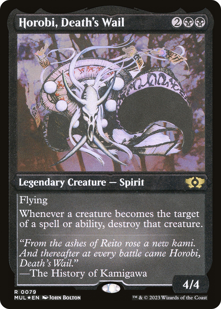 Horobi, Death's Wail (Foil Etched) [Multiverse Legends] | Mindsight Gaming