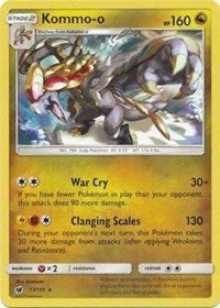 Kommo-o (77/111) (Cracked Ice Holo) (Theme Deck Exclusive) [Sun & Moon: Crimson Invasion] | Mindsight Gaming