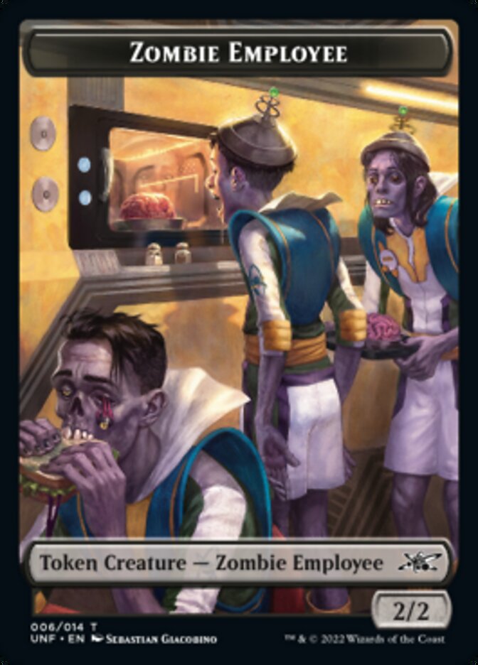 Zombie Employee Token [Unfinity Tokens] | Mindsight Gaming