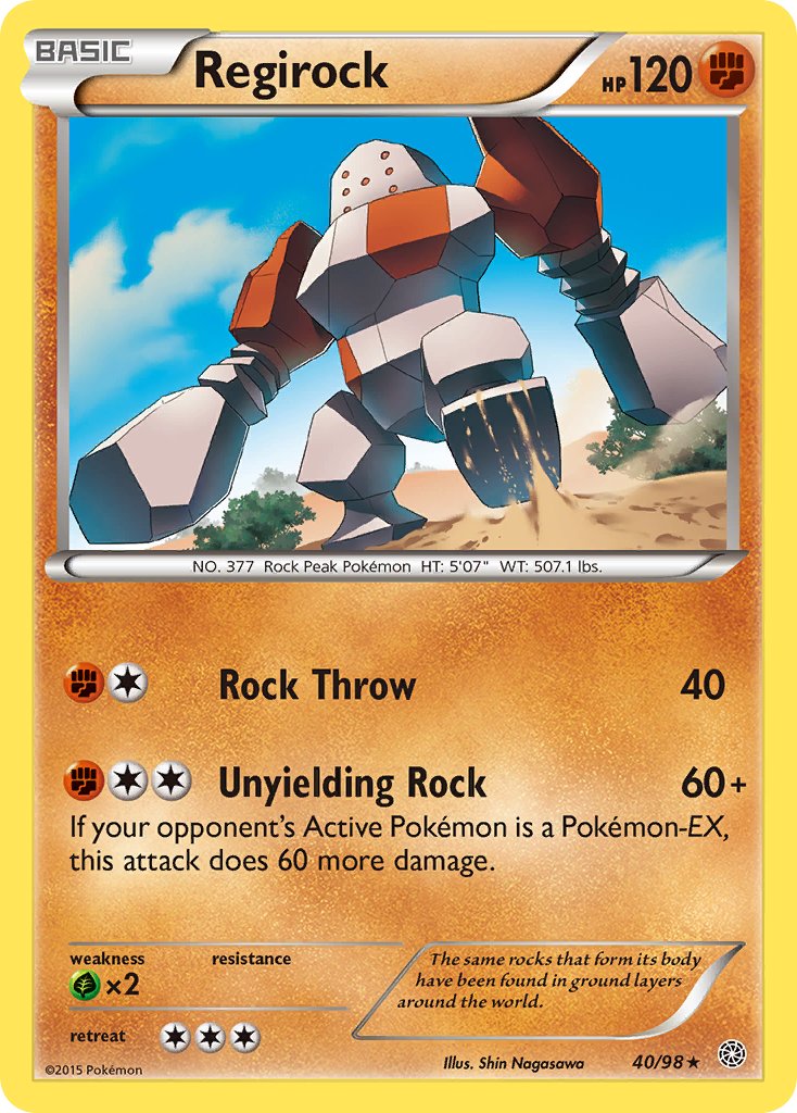 Regirock (40/98) (Theme Deck Exclusive) [XY: Ancient Origins] | Mindsight Gaming