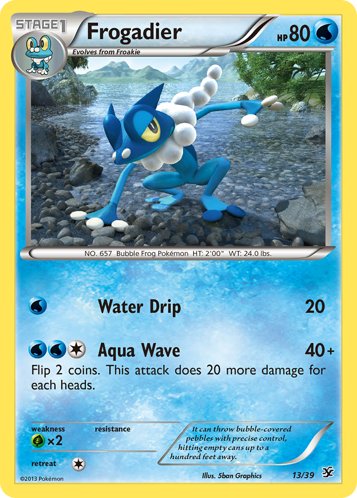 Frogadier (13/39) [XY: Kalos Starter Set] | Mindsight Gaming