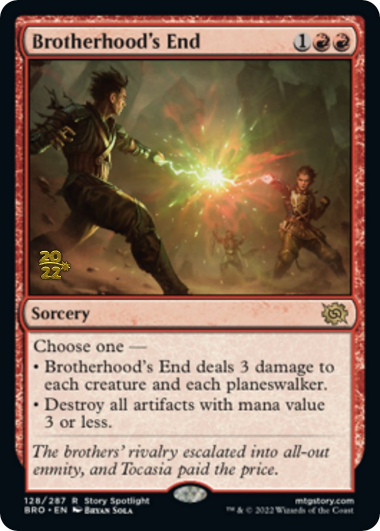 Brotherhood's End [The Brothers' War: Prerelease Promos] | Mindsight Gaming