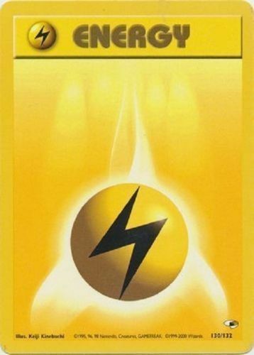 Lightning Energy (130/132) [Gym Heroes Unlimited] | Mindsight Gaming