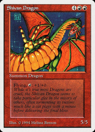 Shivan Dragon [Summer Magic / Edgar] | Mindsight Gaming