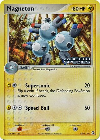 Magneton (48/113) (Stamped) [EX: Delta Species] | Mindsight Gaming