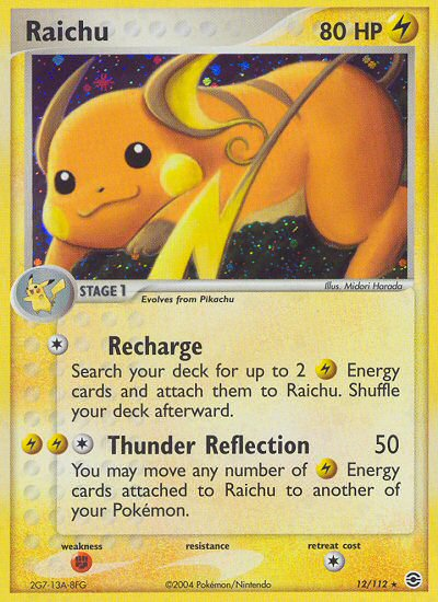 Raichu (12/112) [EX: FireRed & LeafGreen] | Mindsight Gaming