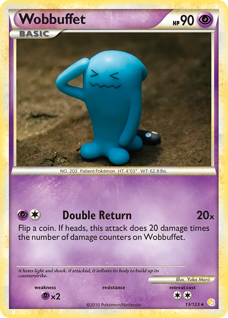 Wobbuffet (13/123) [HeartGold & SoulSilver: Base Set] | Mindsight Gaming