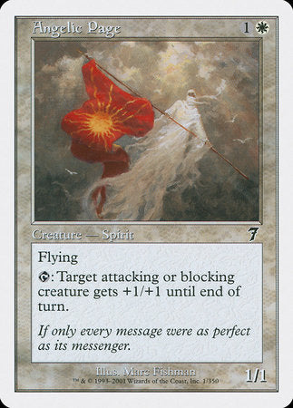 Angelic Page [Seventh Edition] | Mindsight Gaming