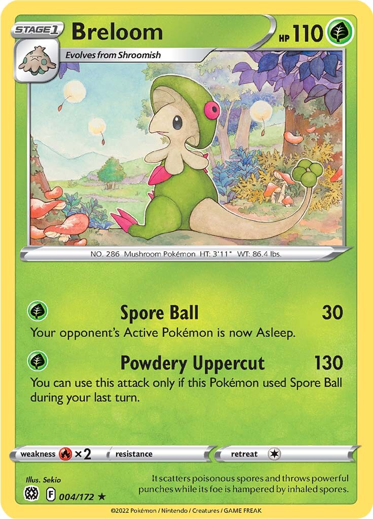 Breloom (004/172) [Sword & Shield: Brilliant Stars] | Mindsight Gaming