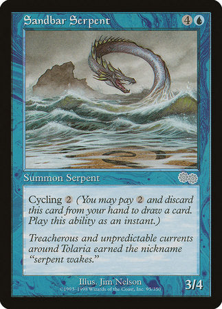 Sandbar Serpent [Urza's Saga] | Mindsight Gaming