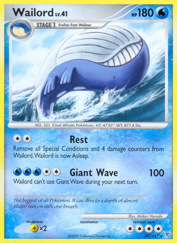 Wailord (47/147) [Platinum: Supreme Victors] | Mindsight Gaming