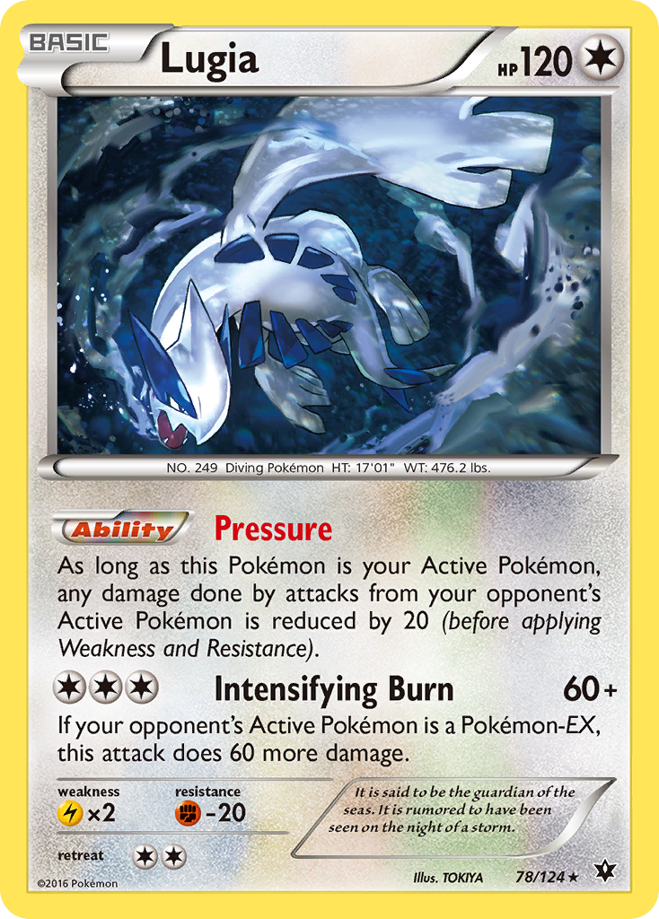 Lugia (78/124) [XY: Fates Collide] | Mindsight Gaming