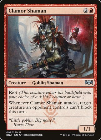 Clamor Shaman [Ravnica Allegiance] | Mindsight Gaming