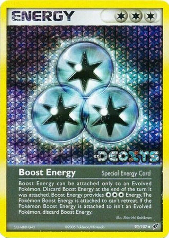 Boost Energy (93/107) (Stamped) [EX: Deoxys] | Mindsight Gaming