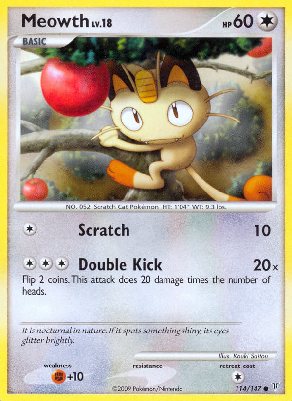 Meowth (114/147) [Platinum: Supreme Victors] | Mindsight Gaming